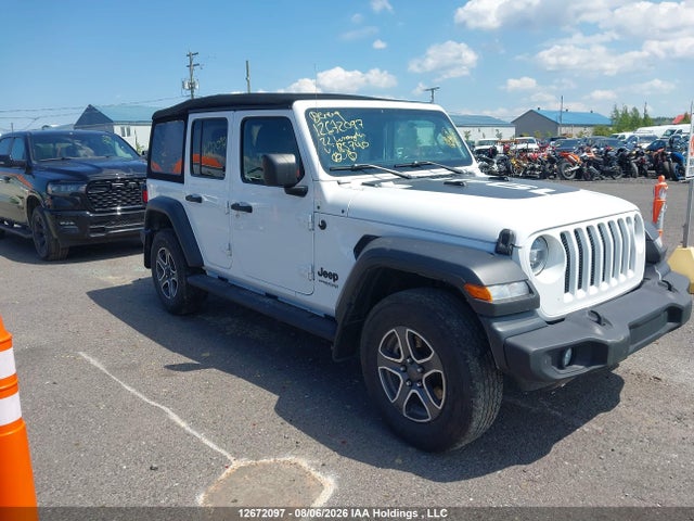 2022 Jeep Wrangler Unlimited Sport S მანქანა იყიდება აუქციონზე, vin: 1C4HJXDG2NW185740, აუქციონის ნომერი: 12672097