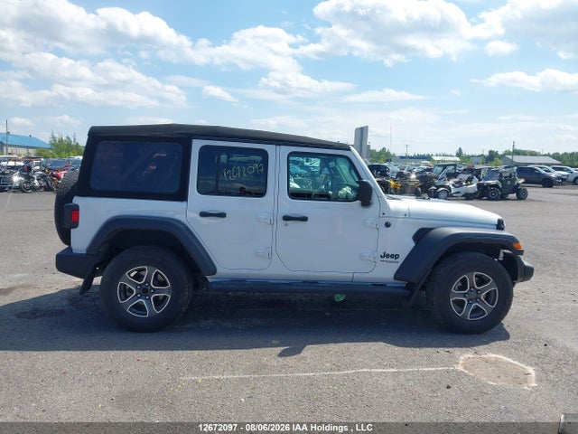 2022 Jeep Wrangler Unlimited Sport S მანქანა იყიდება აუქციონზე, vin: 1C4HJXDG2NW185740, აუქციონის ნომერი: 12672097