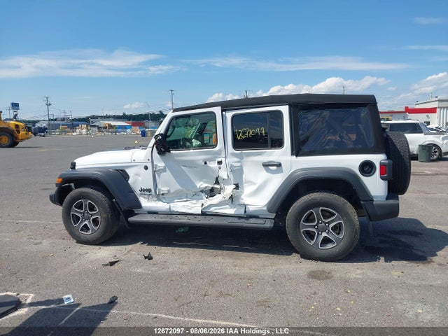 2022 Jeep Wrangler Unlimited Sport S მანქანა იყიდება აუქციონზე, vin: 1C4HJXDG2NW185740, აუქციონის ნომერი: 12672097