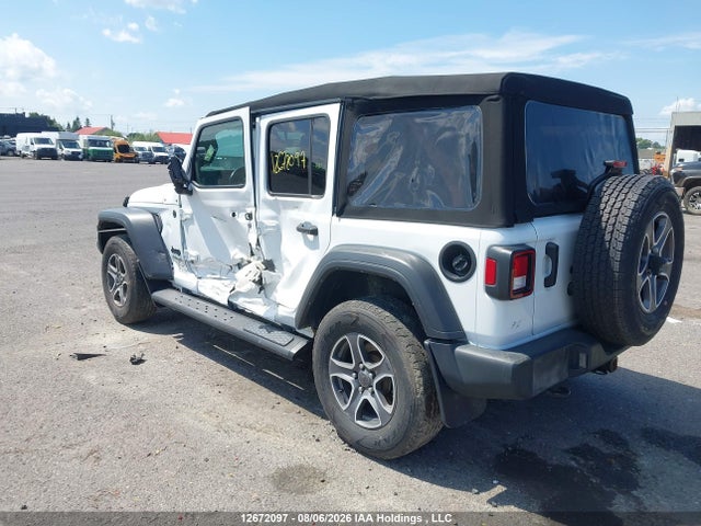 2022 Jeep Wrangler Unlimited Sport S მანქანა იყიდება აუქციონზე, vin: 1C4HJXDG2NW185740, აუქციონის ნომერი: 12672097