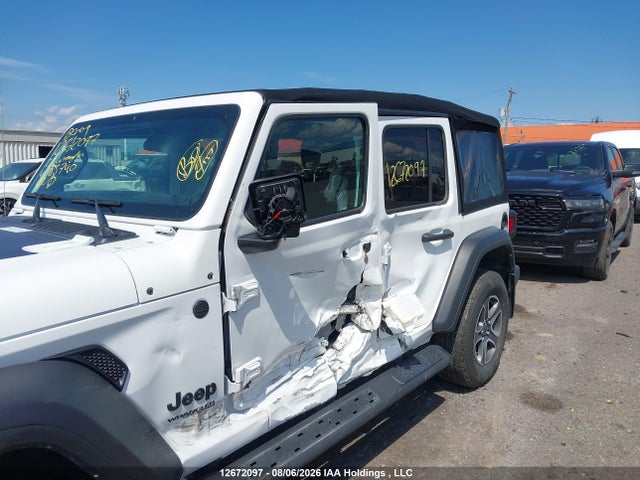 2022 Jeep Wrangler Unlimited Sport S მანქანა იყიდება აუქციონზე, vin: 1C4HJXDG2NW185740, აუქციონის ნომერი: 12672097