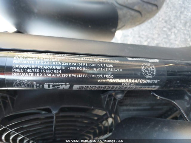 Harley-Davidson XG750 2015 5HD4NBBA4FC509818 Image 10