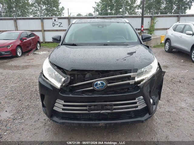 12672139 :رقم المزاد ، 5TDJGRFH6JS043306 vin ، 2018 Toyota Highlander Hybrid Hybrid مزاد بيع