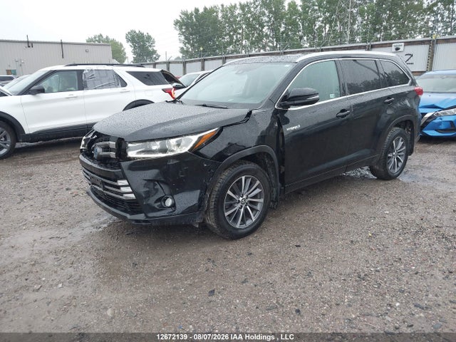 12672139 :رقم المزاد ، 5TDJGRFH6JS043306 vin ، 2018 Toyota Highlander Hybrid Hybrid مزاد بيع