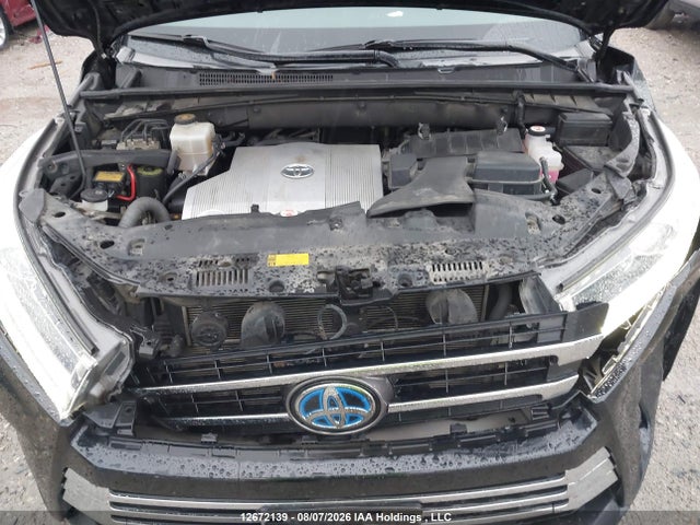 12672139 :رقم المزاد ، 5TDJGRFH6JS043306 vin ، 2018 Toyota Highlander Hybrid Hybrid مزاد بيع