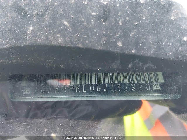 GMC ACADIA SLE 2016 1GKKRPKD0GJ197820 Image 9