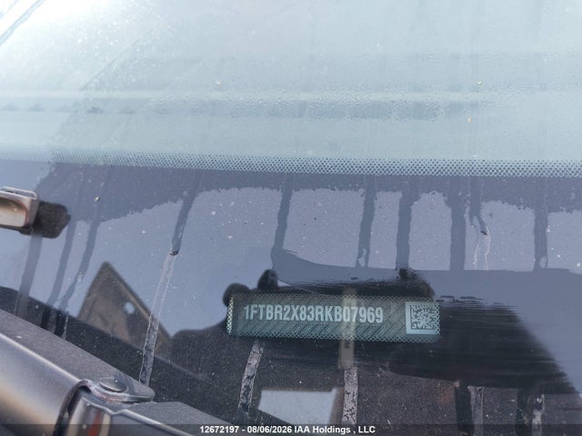 12672197 :رقم المزاد ، 1FTBR2X83RKB07969 vin ، 2024 Ford Transit T-250 مزاد بيع