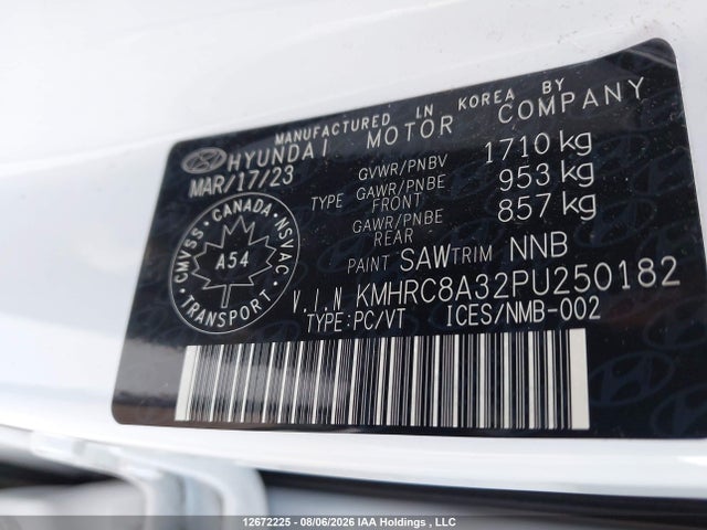 KMHRC8A32PU250182 Hyundai Venue