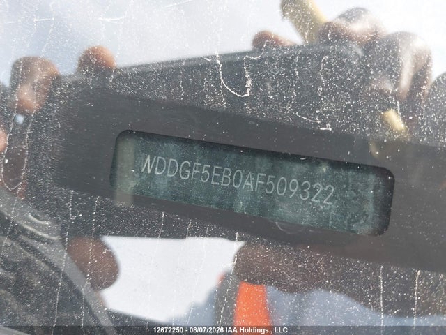 12672250 :رقم المزاد ، WDDGF5EB0AF509322 vin ، 2010 Mercedes-benz C 300 300 مزاد بيع