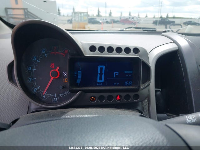 2015 Chevrolet Sonic Lt მანქანა იყიდება აუქციონზე, vin: 1G1JC6SH8F4191467, აუქციონის ნომერი: 12672275