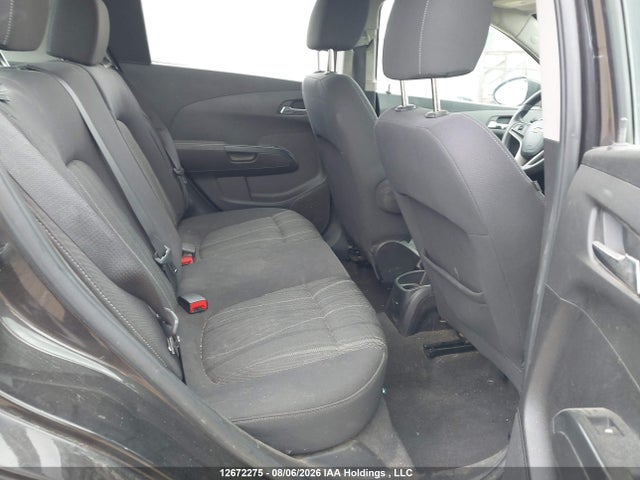 2015 Chevrolet Sonic Lt მანქანა იყიდება აუქციონზე, vin: 1G1JC6SH8F4191467, აუქციონის ნომერი: 12672275