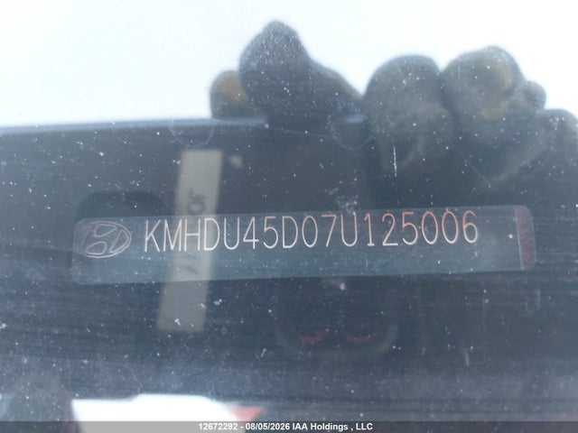 2007 Hyundai Elantra მანქანა იყიდება აუქციონზე, vin: KMHDU45D07U125006, აუქციონის ნომერი: 12672292