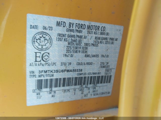 Ford Mustang Mach-e Premium 2023 3FMTK3SU6PMA59338 Image 9