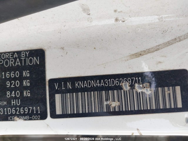 Продаж на аукціоні авто 2013 Kia Rio Ex/lx/lx+/lx+ Eco/sx, vin: KNADN4A31D6269711, номер лоту: 12672321
