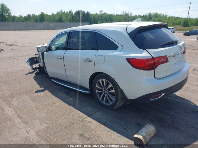 2014 Acura Mdx Technology მანქანა იყიდება აუქციონზე, vin: 5FRYD4H47EB505305, აუქციონის ნომერი: 12672345