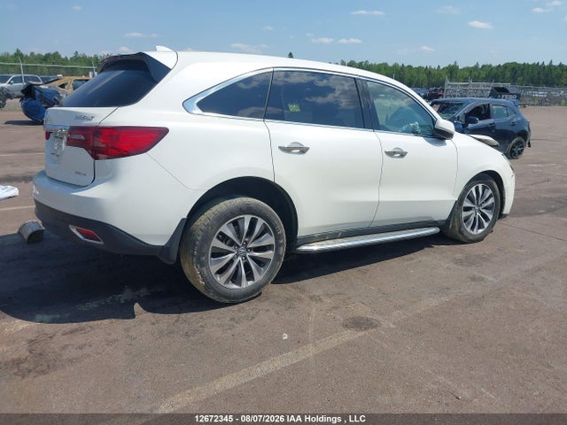 2014 Acura Mdx Technology მანქანა იყიდება აუქციონზე, vin: 5FRYD4H47EB505305, აუქციონის ნომერი: 12672345