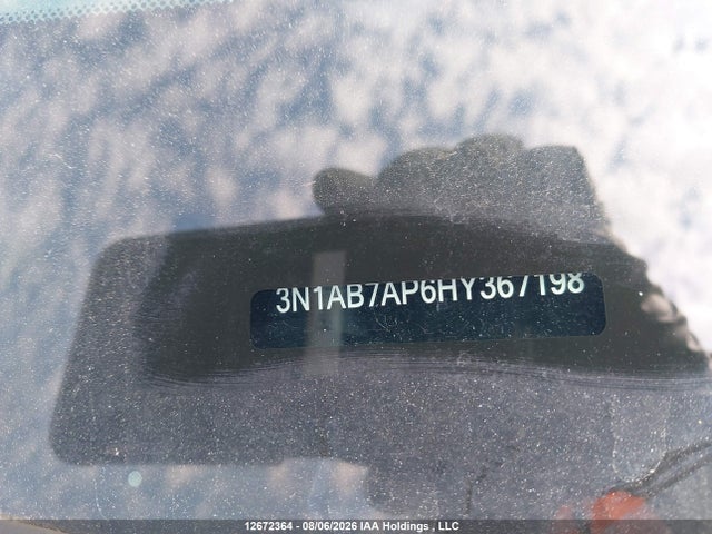 Продажа на аукционе авто 2017 Nissan Sentra 1.8 S/1.8 Sl/1.8 Sv, vin: 3N1AB7AP6HY367198, номер лота: 12672364