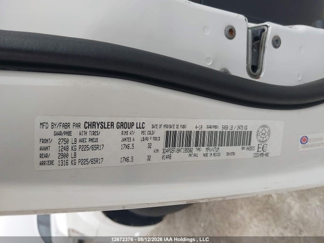 Продажа на аукционе авто 2010 Dodge Journey Sxt, vin: 3D4PG5FV9AT195582, номер лота: 12672376