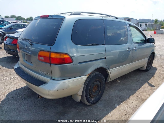 12672382 :رقم المزاد ، 4T3ZF13C2YU195074 vin ، 2000 Toyota Sienna Le/xle مزاد بيع