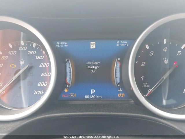 Продажа на аукционе авто 2018 Maserati Ghibli S Q4 Granlusso, vin: ZAM57YTL1J1280329, номер лота: 12672428