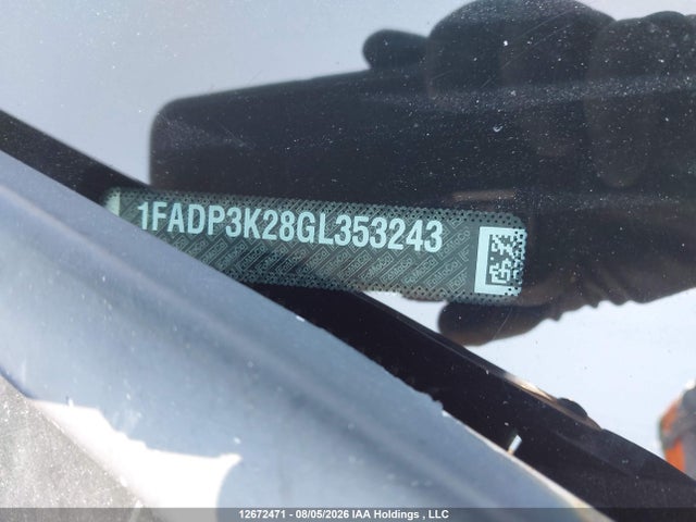 Ford FOCUS SE 2016 1FADP3K28GL353243 Image 9
