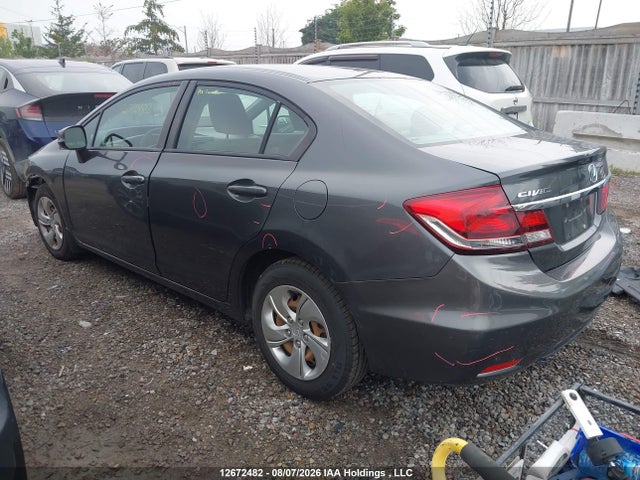 Продаж на аукціоні авто 2013 Honda Civic Lx, vin: 2HGFB2F4XDH020656, номер лоту: 12672482