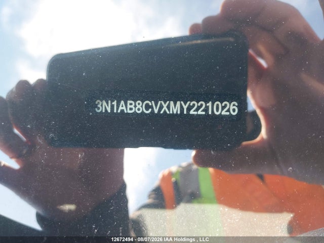 Aukcja sprzedaży 2021 Nissan Sentra Sv, vin: 3N1AB8CVXMY221026, numer aukcji: 12672494