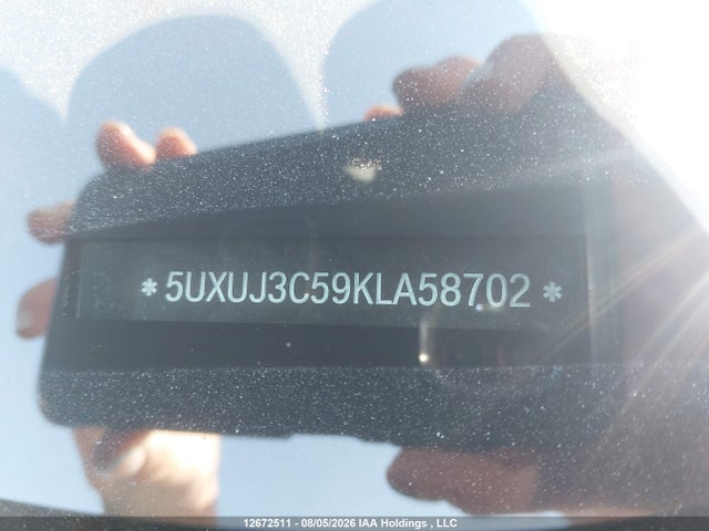 12672511 :رقم المزاد ، 5UXUJ3C59KLA58702 vin ، 2019 Bmw X4 Xdrive30i مزاد بيع