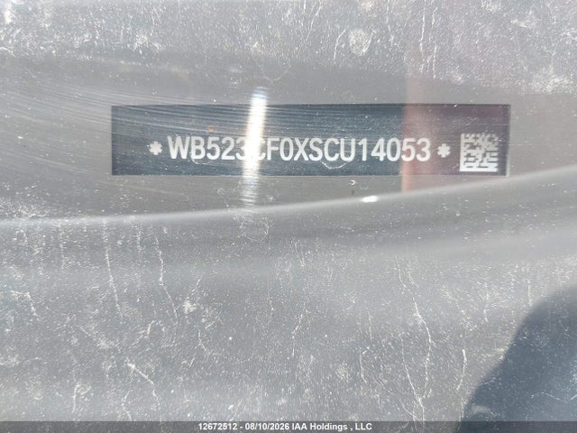 2025 Bmw Ix მანქანა იყიდება აუქციონზე, vin: WB523CF0XSCU14053, აუქციონის ნომერი: 12672512