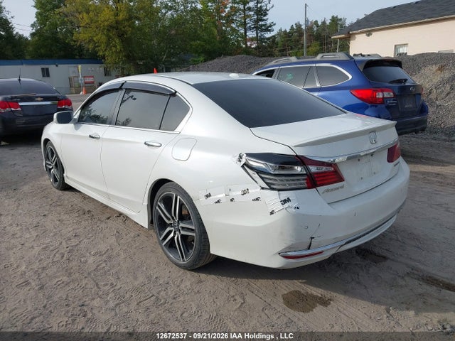 12672537 :رقم المزاد ، 1HGCR2F03GA807477 vin ، 2016 Honda Accord Touring مزاد بيع