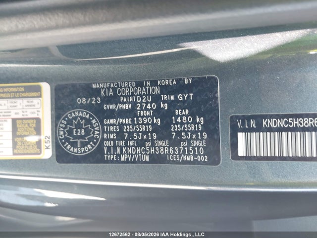 KIA A3 2024 KNDNC5H38R6371510 Image 9