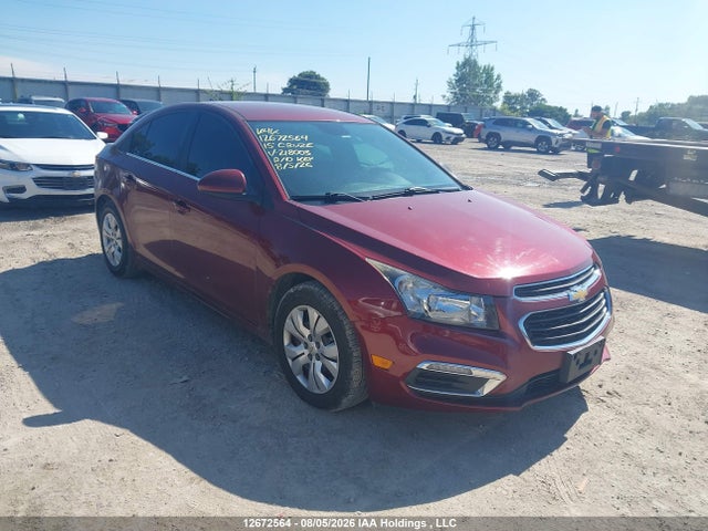 12672564 :رقم المزاد ، 1G1PC5SB6F7218003 vin ، 2015 Chevrolet Cruze 1lt Auto مزاد بيع
