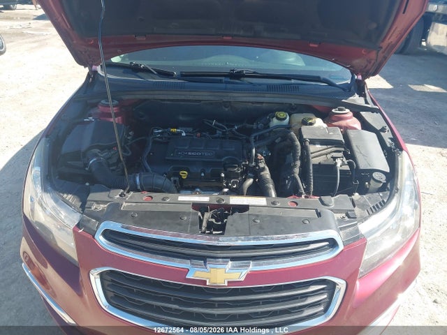 12672564 :رقم المزاد ، 1G1PC5SB6F7218003 vin ، 2015 Chevrolet Cruze 1lt Auto مزاد بيع