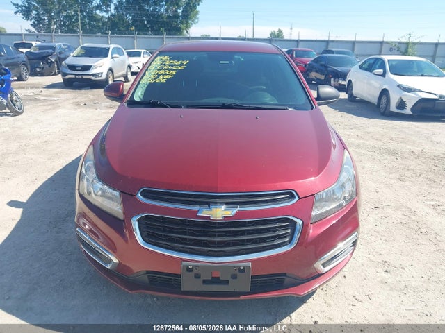 12672564 :رقم المزاد ، 1G1PC5SB6F7218003 vin ، 2015 Chevrolet Cruze 1lt Auto مزاد بيع