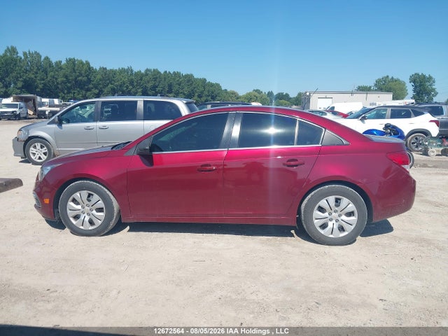 12672564 :رقم المزاد ، 1G1PC5SB6F7218003 vin ، 2015 Chevrolet Cruze 1lt Auto مزاد بيع