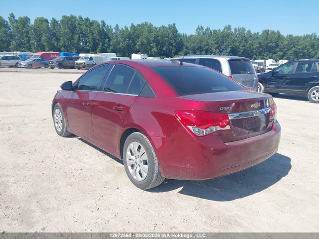 12672564 :رقم المزاد ، 1G1PC5SB6F7218003 vin ، 2015 Chevrolet Cruze 1lt Auto مزاد بيع
