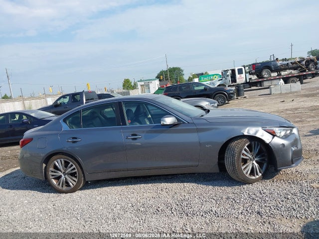 2019 Infiniti Q50 3.0t Luxe/3.0t Signature Edition/3.0t Sport მანქანა იყიდება აუქციონზე, vin: JN1EV7AR0KM593242, აუქციონის ნომერი: 12672569