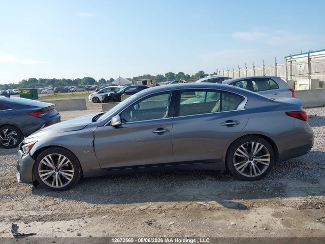 2019 Infiniti Q50 3.0t Luxe/3.0t Signature Edition/3.0t Sport მანქანა იყიდება აუქციონზე, vin: JN1EV7AR0KM593242, აუქციონის ნომერი: 12672569