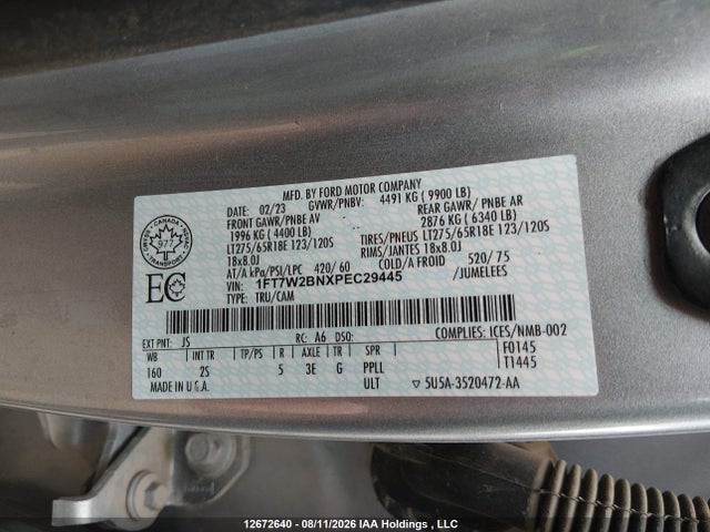 Ford F-250 Xlt 2023 1FT7W2BNXPEC29445 Image 17