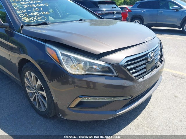 2016 Hyundai Sonata Gls Special Edition მანქანა იყიდება აუქციონზე, vin: 5NPE24AF8GH348605, აუქციონის ნომერი: 12672643