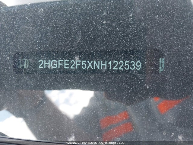 Aukcja sprzedaży 2022 Honda Civic Sport, vin: 2HGFE2F5XNH122539, numer aukcji: 12672670