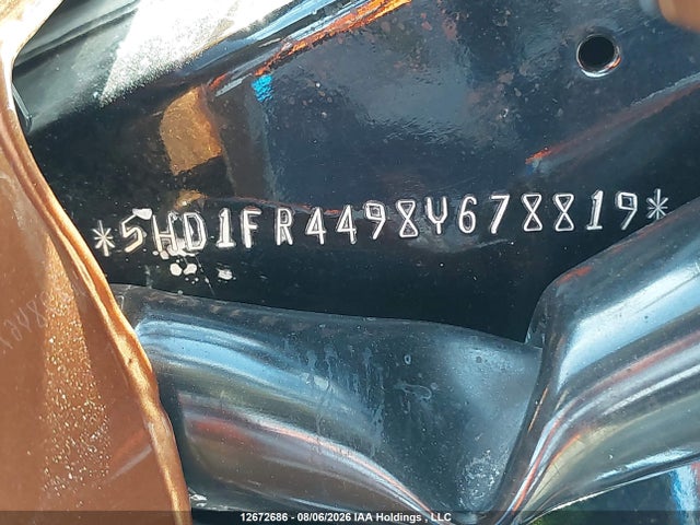 Продаж на аукціоні авто 2008 Harley-davidson Flhrc 105th Anniversary Edition, vin: 5HD1FR4498Y678819, номер лоту: 12672686