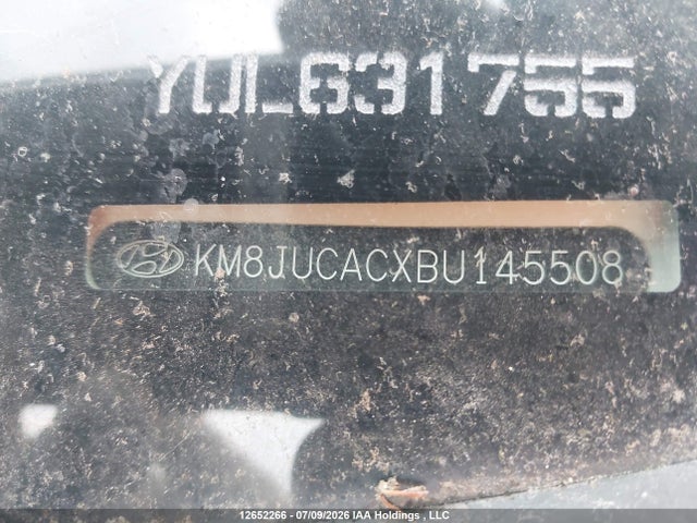 12652266 :رقم المزاد ، KM8JUCACXBU145508 vin ، 2011 Hyundai Tucson Limited مزاد بيع