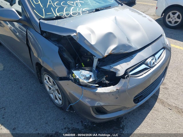 Aukcja sprzedaży 2014 Hyundai Accent Gls/gs, vin: KMHCT5AE8EU166645, numer aukcji: 12660508