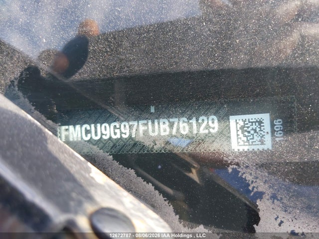 12672787 :رقم المزاد ، 1FMCU9G97FUB76129 vin ، 2015 Ford Escape Se مزاد بيع