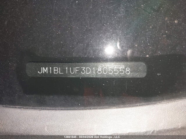 Aukcja sprzedaży 2013 Mazda Mazda3 Gx, vin: JM1BL1UF3D1805558, numer aukcji: 12661845