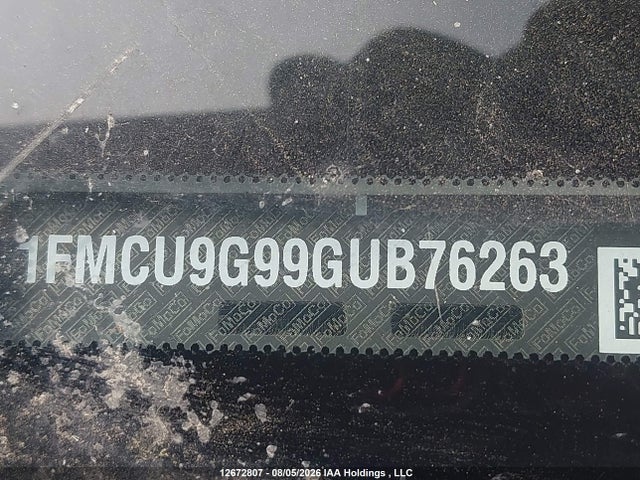 Продажа на аукционе авто 2016 Ford Escape Se, vin: 1FMCU9G99GUB76263, номер лота: 12672807