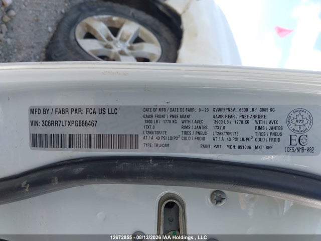 RAM 1500 Classic Slt 2023 3C6RR7LTXPG666467 Image 20