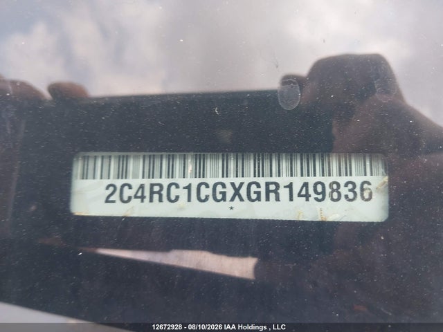 2C4RC1CGXGR149836 Chrysler Town &amp; Country Touring L