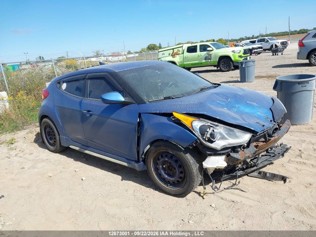 2016 Hyundai Veloster მანქანა იყიდება აუქციონზე, vin: KMHTC6AEXGU259739, აუქციონის ნომერი: 12673001